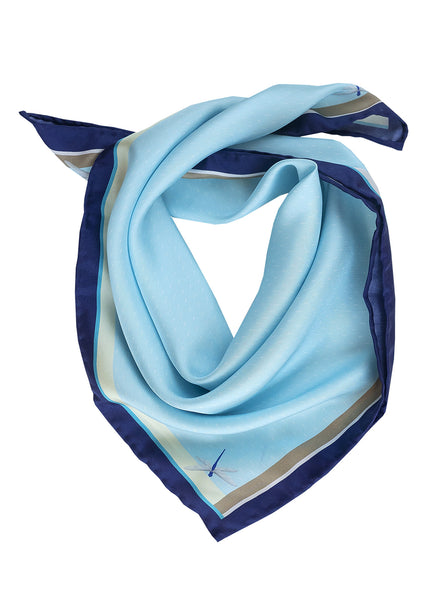 Silk scarf / Frosted dragonflies